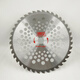 Agricultural halberd 40-tooth round hard YG8 alloy saw blade gasoline lawn mower brush cutter saw blade for cutting grass, shrubs, tea trees, and land reclamation
