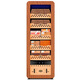 Qielong 48HC cigar cabinet intelligent constant temperature and humidity cigar cabinet fashionable curved household energy-saving silent cedar wood shelf cigar cabinet air-cooled frost-free compressor cabinet 78HC rosewood grain cedar wood shelf + curved + constant temperature and humidity