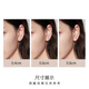 Qi Xiaomi s999 Pure Silver Freshwater Pearl Earrings Women's Fashion Jewelry Earrings Earrings Earrings for Sleeping Without Removing Screws Small Ear Bone Nails 4mm Pair of Earrings 999 Pure Silver Suitable for Ear Care
