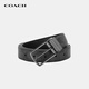 Coach Belt Herrengürtel Klassiker C-Print Pin Schnalle Doppelsieitige Gürtel leichte Luxusmarkengeschenke für Freund Geschenke Cy983 QBMI5 [127 cm*3cm]