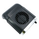 Shoufu Solar Vehicle Échappement Ventilateur de voiture Nouveau ventilateur de voiture USB Été refroidisseur de fraîcheur Air Solaire + USB Black 9920a