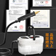 SMAYDA High Temperature and High Pressure Steam Cleaner Home Air Conditioner Kitchen Range Hood Disinfection Tool Home Appliance Cleaner Car Washer High Temperature Sterilization and Sterilization New Self-Control Switch Steam Engine White-Automatic Double Switch-Color Box Luxury Kit