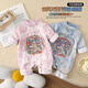 
G.DUCKKIDS little yellow duck baby clothes spring and autumn Chinese style Hanfu newborn onesie dress for men and women full month one-month year old dress 9921 red 66 size 3-6 months (it is recommended that babies 10-13 Jin [Jin equals 0.5 kg])