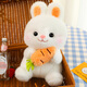 Weltston plüsch spieler kissenkissen comfortpuppe Kinder Geburtstagsgeschenke Girl Geschenk Little weiße Kaninchenpuppe