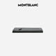 95% new Montblanc (MONTBLANC) gift men's clutch black 130047