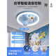 XMSJ五光十色灯具吸顶灯360度摇头变频电机全光谱LED宇 (升级款)9207太空人风扇灯 无极