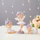 Xixiao Ballet Girl Ornament Cute Cartoon Bedroom Bedside Table Desktop Children's Princess Room Decoration Small Gift Ballet Princess Skirt