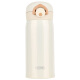 
THERMOS stainless steel thermos large capacity men and women water cup lightweight portable birthday gift custom lettering JNR cream white domestic 350ml