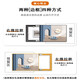 Huaixue Modern Simple Electric Meter Pintura Pintura decorativa Luz de lujo Resumen Textura Pintura Distribución de restaurantes de alta gama Caja eléctrica Pintura colgante JD12392 50*40 cm (Bloqueo 40*30) Empuje izquierdo y tira de marco negro