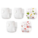 Diaper pure cotton newborn baby washable baby gauze diaper mustard seed pocket cloth ring pants diaper 7A antibacterial 3 pack random color S size recommended 0-10 Jin Jin equals 0.5 kg baby