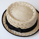 JOLISAC autumn seal handmade craftsmanship knitted straw hat Rafi grass sissanthem hat vacation sun protection hat women Rafi grass herb color adjustable