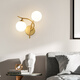 Lampe murale papillon lampe de chevet de chambre à coucher lampe murale 2024 Nouveau style luxe léger