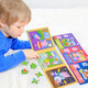 
Dan Miqi Children's Magnetic Puzzle Toys Peppa Pig Early Education Magnetic Sticker Quiet Book Boy and Girl Birthday Gift
