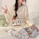 
Yalu pajamas women 2025 new cute Yuguigou spring and autumn long sleeve plaid trousers internet celebrity style home clothing set 15568 women M women (suggested weight 80100 Jin [Jin equals 0.5 kg])