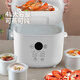 Tianji water-proof stew electric stew pot 4L steam bird's nest large capacity electric stew pot that can steam and stew household ceramic soup pot one pot five bladders with steamer multifunctional porridge artifact 40AG rapid steam-4L