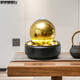Feng Shui Transfer Ball Office Schreibtisch Gelddekoration moderne einfache fließende Wasserbrunnen Wohnzimmer Ornament Zirkulation Wasser Vorhang 9906 Weißes weißes Licht 39*39*118 cm