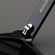 Moscot Lemtosh Sonnenbrille Frauen europäische und amerikanische quadratische schwarze Dicke Brille Hip-Hop-Brett Sonnenschutz Big Face Polarisierte Sonnenbrille Männer Schwarze Rahmen + polarisierte graue Linse
