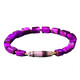 DRJEFUN unique crystal collection grade velvet purple natural comfortable bracelet loose bead bracelet for women. Bead diameter is about 6mm. Weight is about 1. Weight is about 14G.