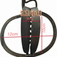 Guangxi guy. Outdoor spring tooth round new iron clip 5 pieces (send rope) 12 cm diameter (5 pieces) with plate