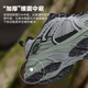 LeTTO (LOTTO) hiking shoes men's shoes for summer breathable running shoes outdoor cross-country hiking sneakers men 1071 gray/green 42