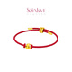 Soinlove süße Haustiere, zwölf Zodiac Dragon Horse Pig Rabbit Gold Gold Gold Gold Full Gold Fortune Perlen, eine Vielzahl von Optionen, Geburtstagsgeschenke, kleine Goldgold -Glücksperlen, VR1416, mit Armbändern
