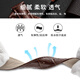 
Suitable for original Amy Long strap for men and women genuine leather waterproof buffalo leather butterfly buckle time wings pearl series 1421 silver butterfly buckle - black belt black line 20mm