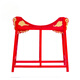 Ouyin vertikale Trommel, Kuhpferdtrommel, Drachentrommel, Kriegstrommel, Trommeltrommel, chinesische rote Trommel Erwachsene Performance Drum Power Gong und Drum Percussion Instrument 12-Zoll-Drachentrommel + Flachrack + [Drum Stick] senden]
