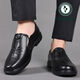 
Woodpecker men's shoes formal leather shoes new style men's genuine leather shoes authentic cowhide shoes super lightweight casual dad's shoes non-slip zmn black four-season model t6626 41 Please place an order according to the leather shoe size
