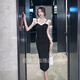 Tender dress for women party evening dress for women high-end small French little black skirt new fashionable pure desire sexy skirt black [high quality] M [recommended 95-105 Jin [Jin equals about 0.5 kg]]