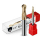 60 degree 2-edge tungsten steel ball end mill extended spherical ball cutter R0.5 2.5 3 4 5 6 steel parts alloy steel cast iron R2*8*4*50*2F*60S steel