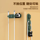沃德百惠（WORTHBUY）桌面数据线固定器多功能理线器手机充电线收纳整理粘贴卡扣集线器 【单挂钩】兜兜熊+赫赫熊+范范兔