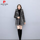 
Piercardan Haining Fur Coat Women's Slim Medium-length Hooded Fur Integrated Mink Female Mink Coat Winter Gray (100% Fur Integrated) Spot M (85-100Jin [Jin equals 0.5 kg] Give 98 yuan plus