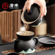 Tang Feng Tang Feng (Tangfeng) Tang Feng Black Pottery Kung Fu Tea Table de thé un ensemble complet de nouveaux petits ensembles de tendances nationales japonaises