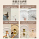 Shantoulin Village French PU Lamp Plate Gypsum Base Courth European Healing Healling Decorative Line Cormed Comminate Parquet Фонарь.