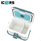 ICERS Eisensi 3L Insulation Box PU Medical Insulin Refrigerator Outdoor Breast Milk Refrigerator Meal Heat-keeping with 4 Ice Bags