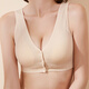 Jia Nier, thin summer breastfeeding underwear [2 packs], special vest bra for pregnant women during pregnancy, breathable vest bra, front open buckle, skin tone + light gray, 40/90AB cup-2XL (115-135Jin[Jin equals 0.5 kg])