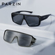PARZIN Polarized Sunglasses Men Fan Chengcheng The same outdoor sports cycling can be worn with myopia mirror driving sunglasses PZ12126 Phantom Black
