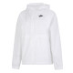 Nike (NIKE) Jacket Women's Spring New Casual Outdoor Sports Comfortable Breathable Hooded Quick-Drying Windproof Jacket DM6180-100 White L