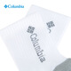 Columbia哥伦比亚户外情侣款男女柔软透气一双装活力运动袜RCS841 100 L