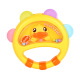 B.DUCK little yellow duck doll fitness ball baby baby hand ball rattle tooth chewing glue environmentally friendly early education comfort toy gift