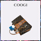 COOGI bag women's bag light luxury brand hand-held tote bag women's crossbody bag Valentine's day birthday gift to girlfriend wife coffee color direct delivery Kyokura