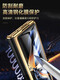 潮壳派三星Fold3/W22中轴铰链全包Fold6手机壳Fold4/W23真牛皮W24/Fold5镜头防摔折叠屏心系天下保护套男 武士黑【防窥铰链全包】 三星W23 / 三星Fold4-通用