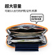 
m square passport ID storage bag multi-function large capacity travel portable wallet clutch passport clip khaki large capacity can store 3-5 passports and