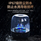 EG German Voice of Berlin Hifi Bluetooth speakers Home universal computer laptop Mini small speaker Bass phone Glass light luminous desktop audio Cool black [Ultravel version] TWS parallel dual HIFI external broadcast