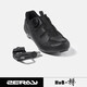 Lanlingfang HuB and Bo ZERAY Zhuorui Highway Mountain Cycling Lock Shoes EY113 Bicycle Shoes Comfortable Asian Edition Black EY11301 35