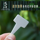 Transparent succulent label insert card T-shaped gardening tools plant flower planting sowing seedlings plastic label identification plate large white 100 pieces free black double-ended pen width 5.8 height