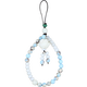 0-degree mobile phone lanyard wrist Chinese style mobile phone chain hanging accessories travel check-in birthday suitable for iPhone Apple Huawei Xiaomi oppovivo portable mobile phone hanging link accessories Shoushan Shi [Qinglian]
