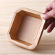 Disposable kraft paper lunch box takeaway fruit cutting box fruit packaging box dessert light salad octagonal bento paper bowl 500ml kraft paper octagonal box with lid 10 sets