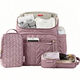 SKIP HOP (SKIPHOP)SKIP HOP Mommy Bag Large Capacity Multi-function Mommy Bag Handheld Mommy Bag Backpack Fashionable Backpack Purple Mist Color (New Style)