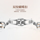 Leimai Watch (Reimah) [Buenos artículos de regalo] Mira palabras de amor correa de acero para mujeres relojes sakura cover de fondo de mujeres 6189l l6189.rw jiemei 26 mm